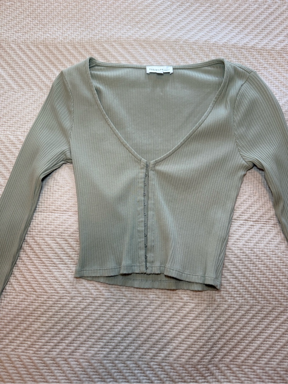 Privacy Please Cropped Cardigan